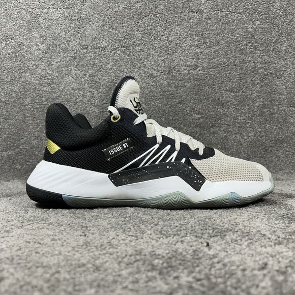 Adidas D.O.N. Issue 1 Spiderman EG5670 Men's Sz 12 Black White Basketball Shoes - Picture 1 of 14